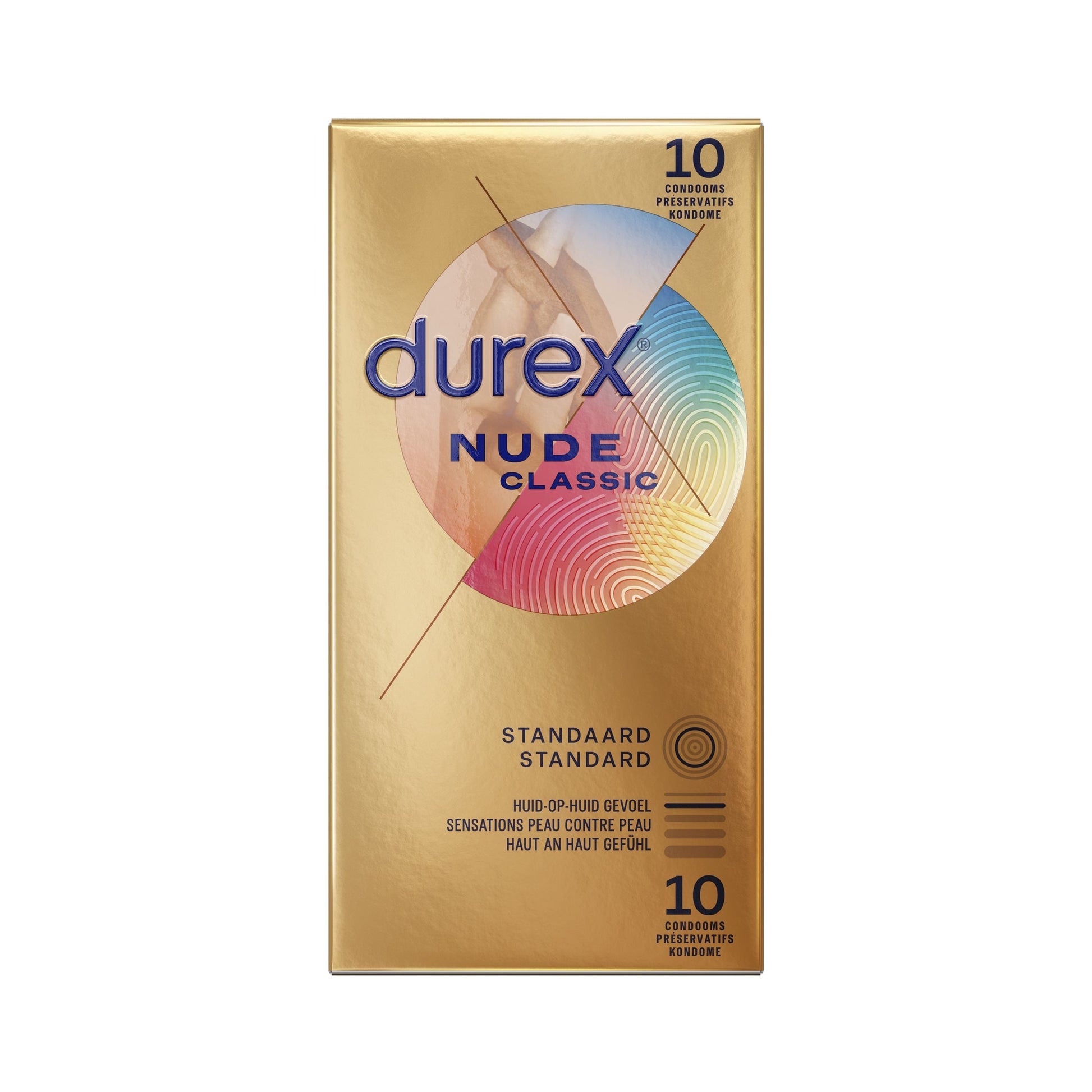 10 stuks nude classic durex condooms 